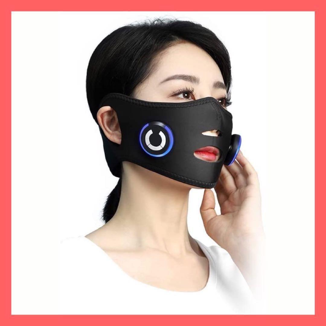 ＊美顔器 EMS フェイスベルト ブラック