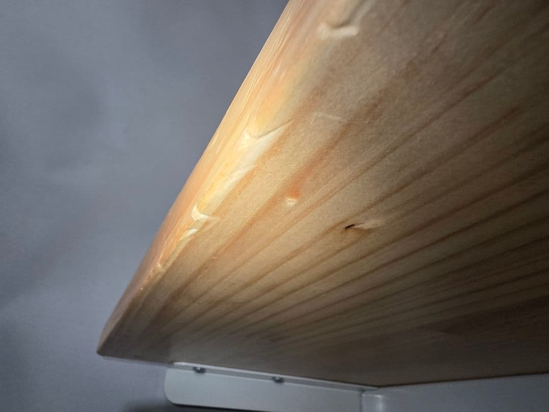 FLEXISPOT E7 ホワイト + KANADEMONO ラバーウッド天板