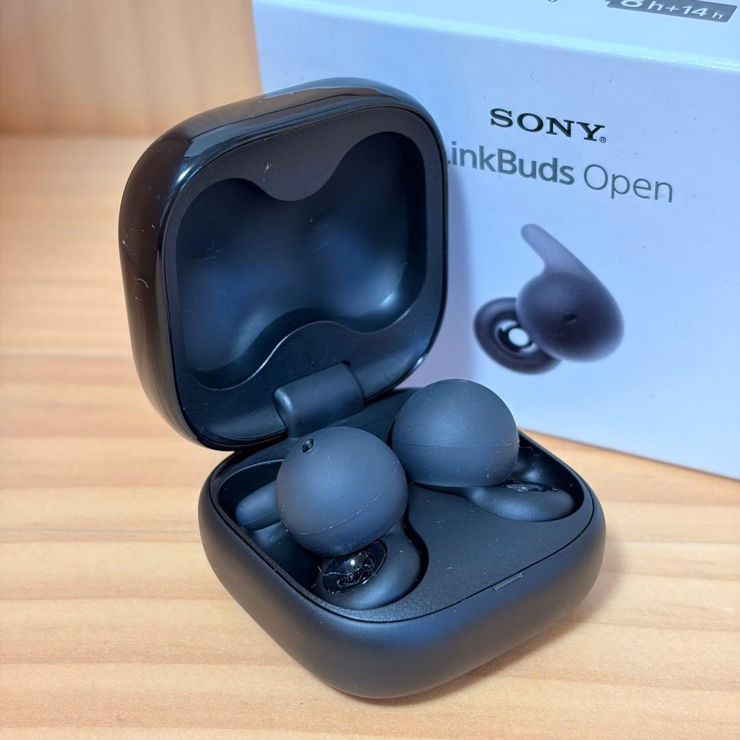 SONY LinkBuds Open（ブラック） ワイヤレスイヤホン