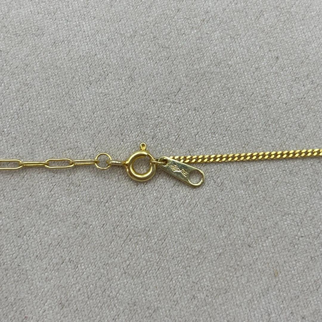 【極上美品】K18金ゴールドネックレス 1.8g