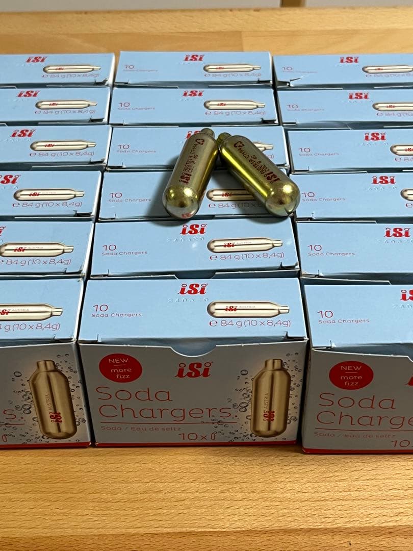 iSi ソーダチャージャー 182本　　ツイスパソーダ