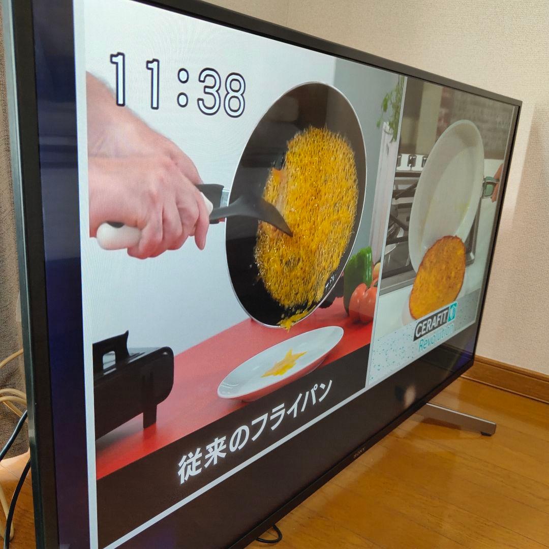 【美品】SONY 43型 4K液晶テレビ KJ-43X8000G