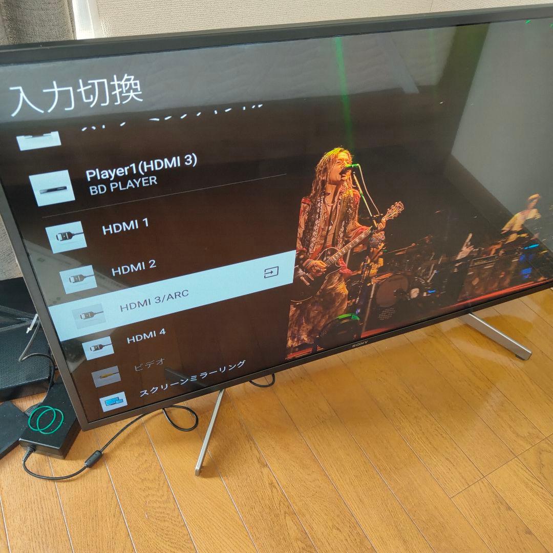 【美品】SONY 43型 4K液晶テレビ KJ-43X8000G