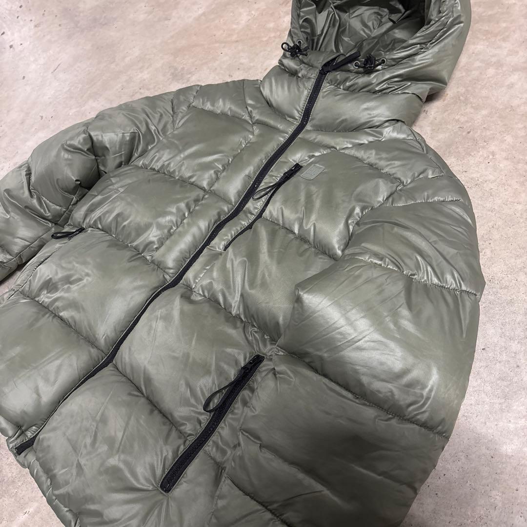 GAP フード付きダウンジャケット オリーブグリーン 最安値