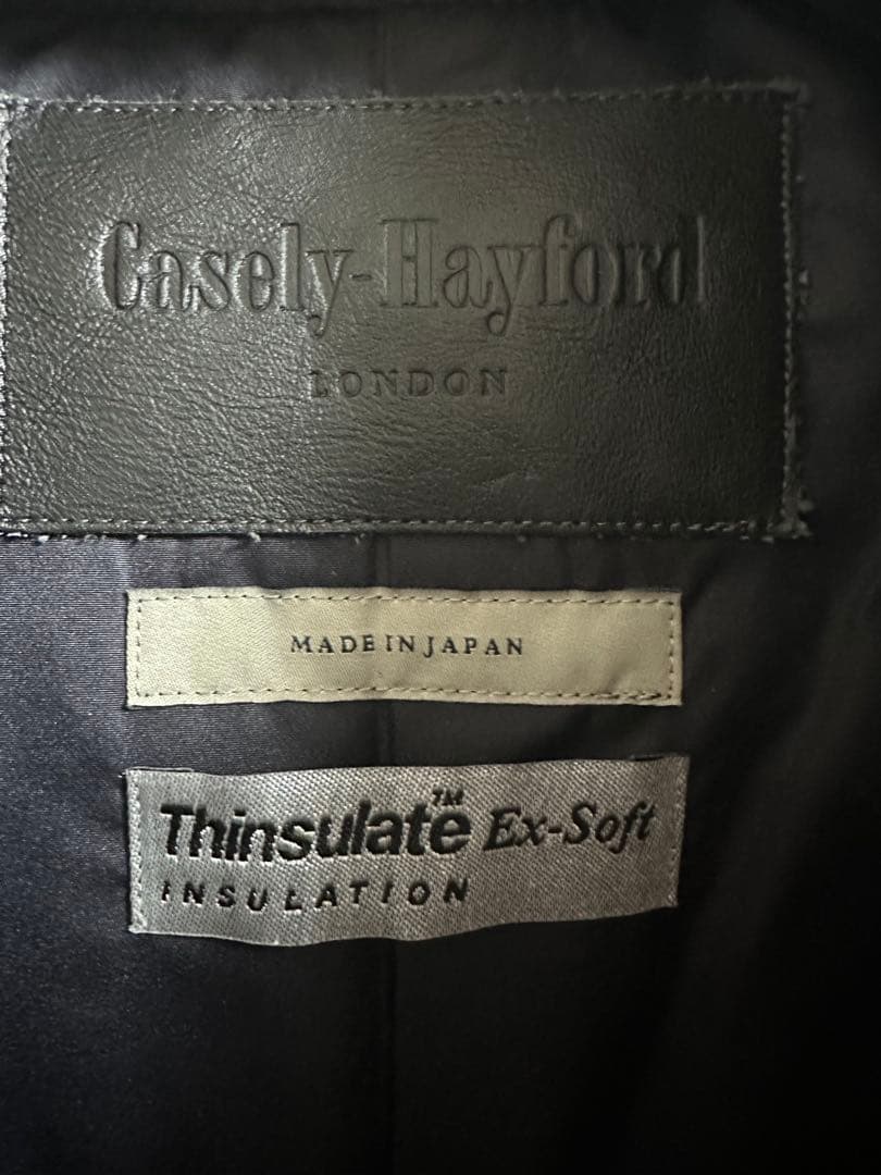 Casely Hayford パデッドナイロンコート