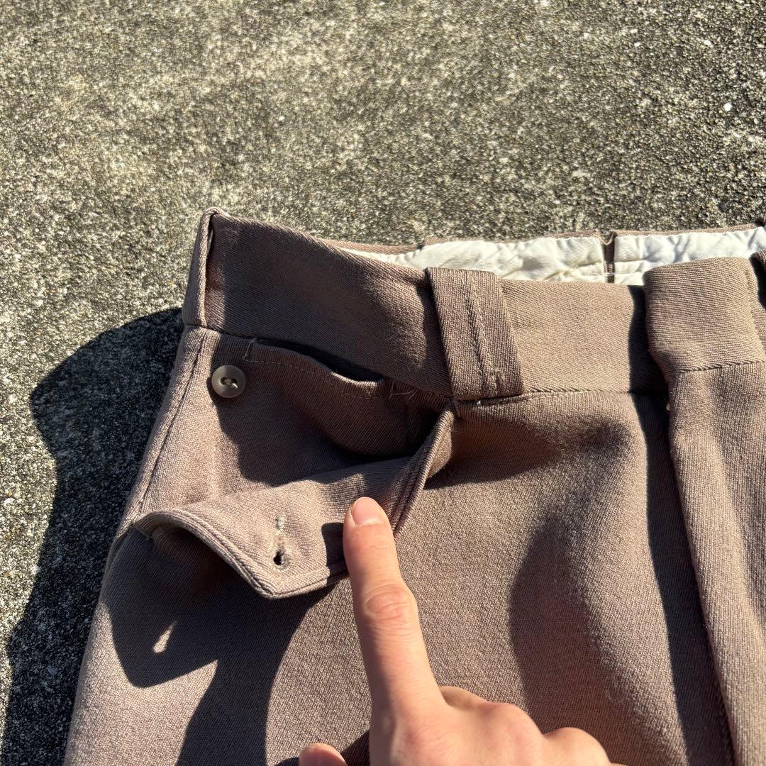 50s vintage HBARC ウールギャバ スラックス ウィップコード