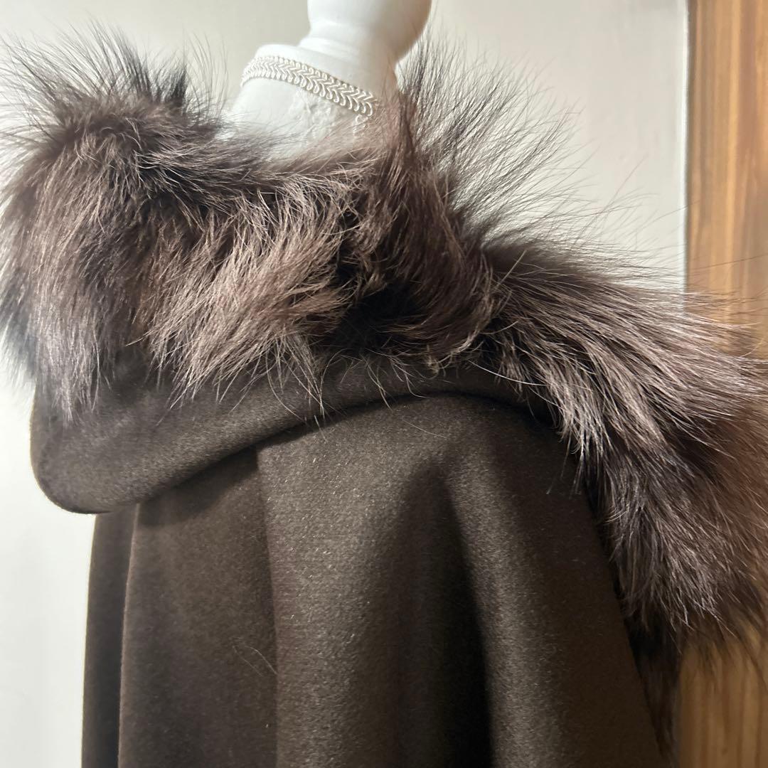 マント　和装コート フリーサイズ　リバーシブル