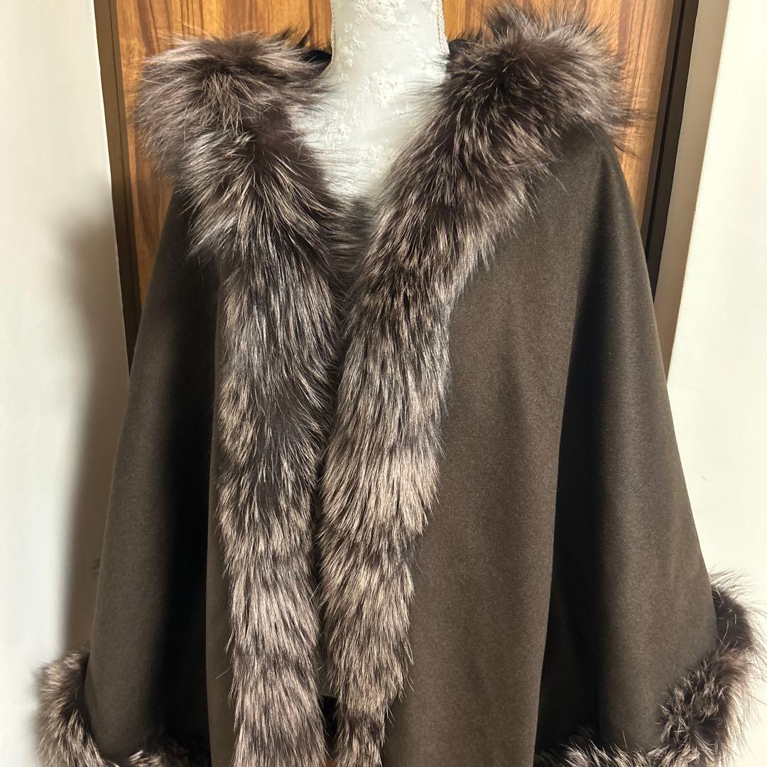 マント　和装コート フリーサイズ　リバーシブル