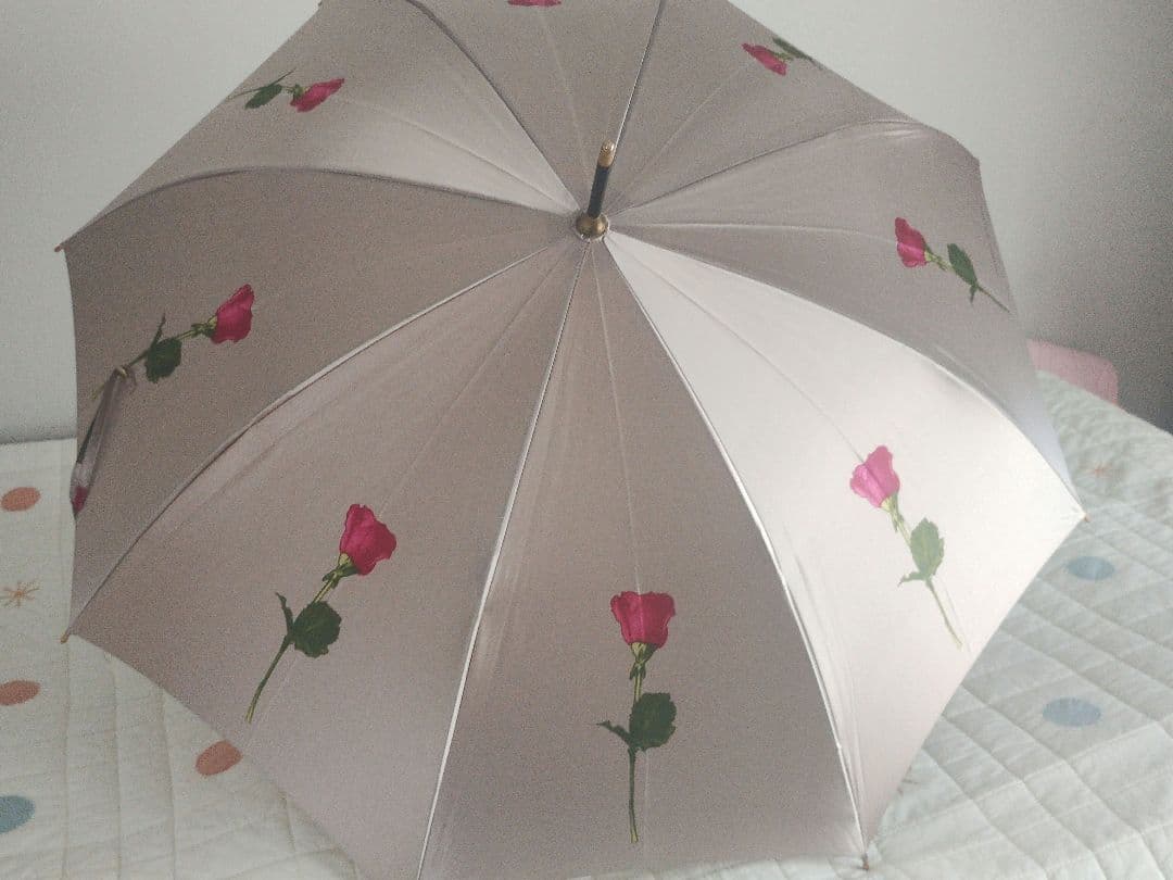 CHARLES JOURDAN バラプリント長傘