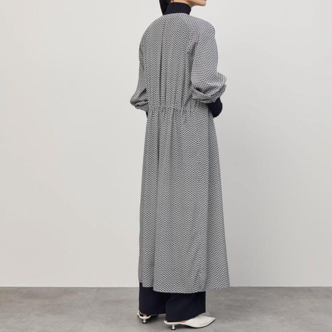 美品SOEJU チェーン柄ロングワンピース シャツ カーディガン