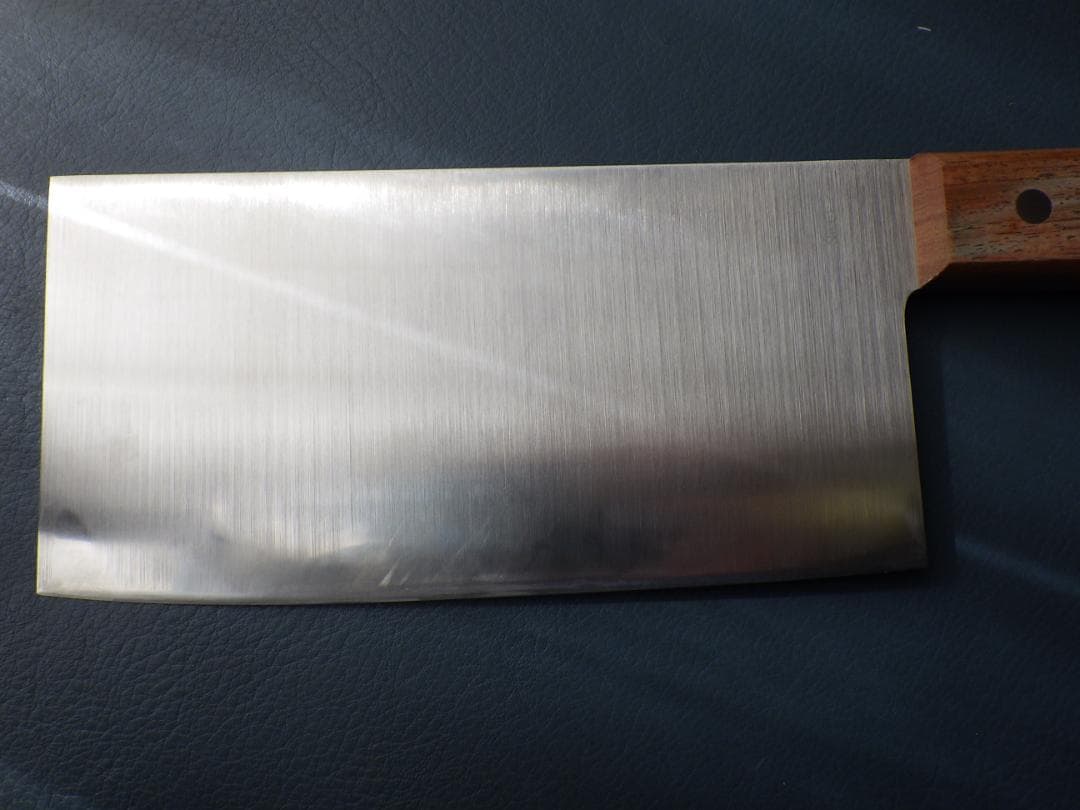 ミソノ/中華包丁モリブデン鋼★両刃手研ぎ済み★