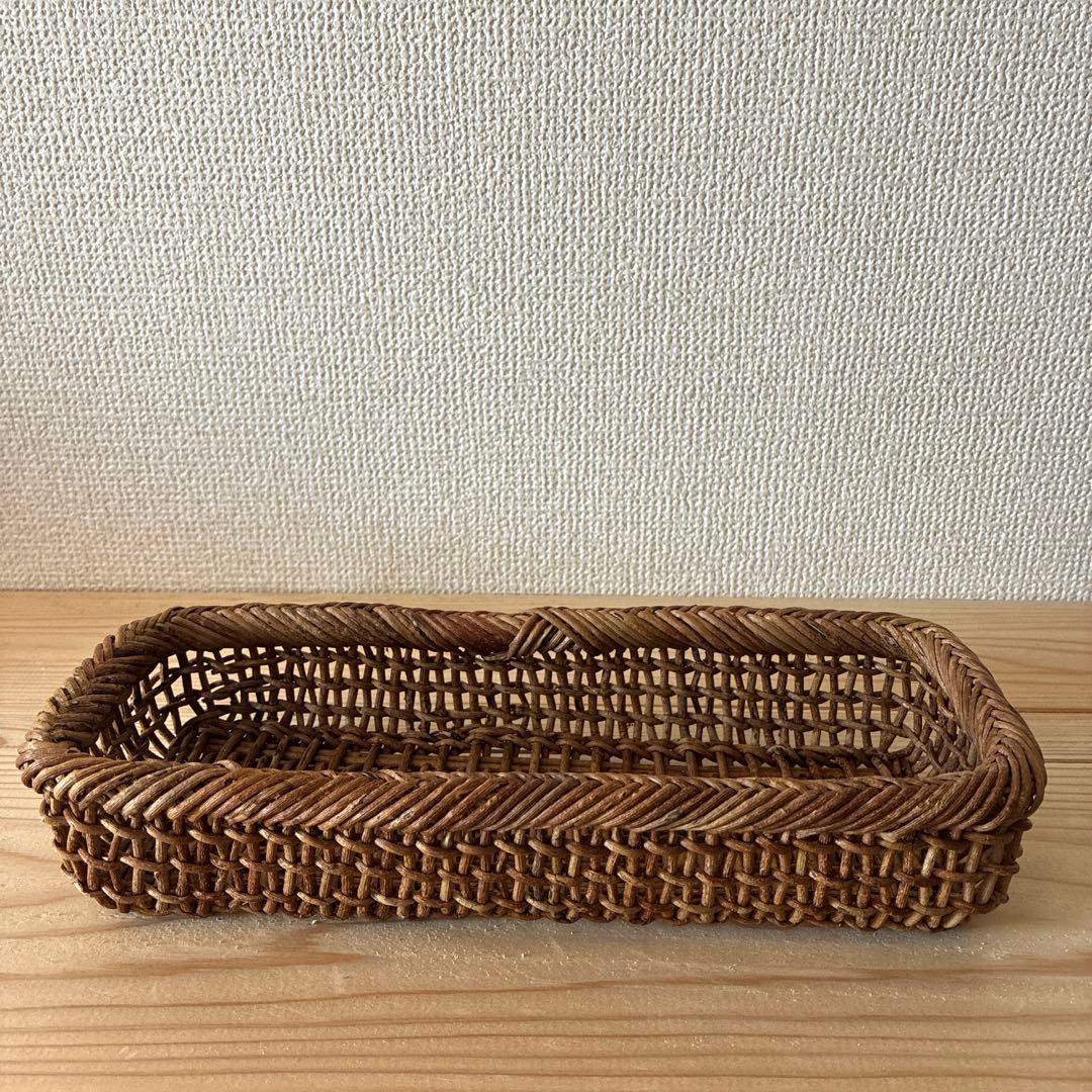 秋田県 あけび蔓細工 こだし編み カトラリーケース