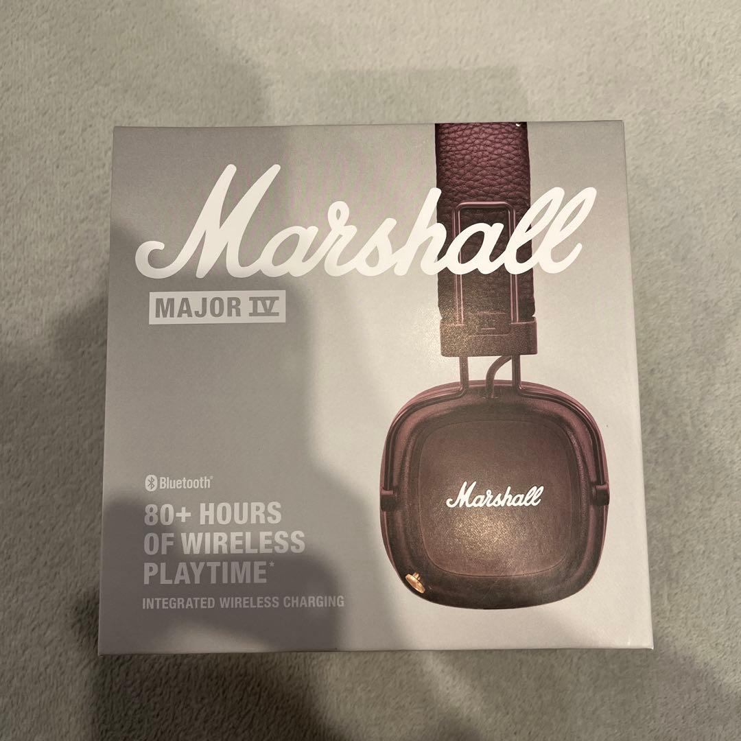 Marshall Major IV ワイヤレスヘッドフォン BROWN