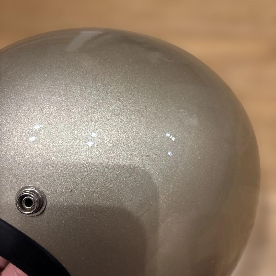 オーシャンビートルLACジェットヘルヘルメットゴールドバイク