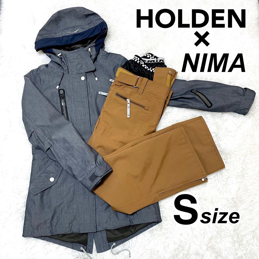 HOLDEN×NIMA スノーボードウェア 上下セット Sサイズ