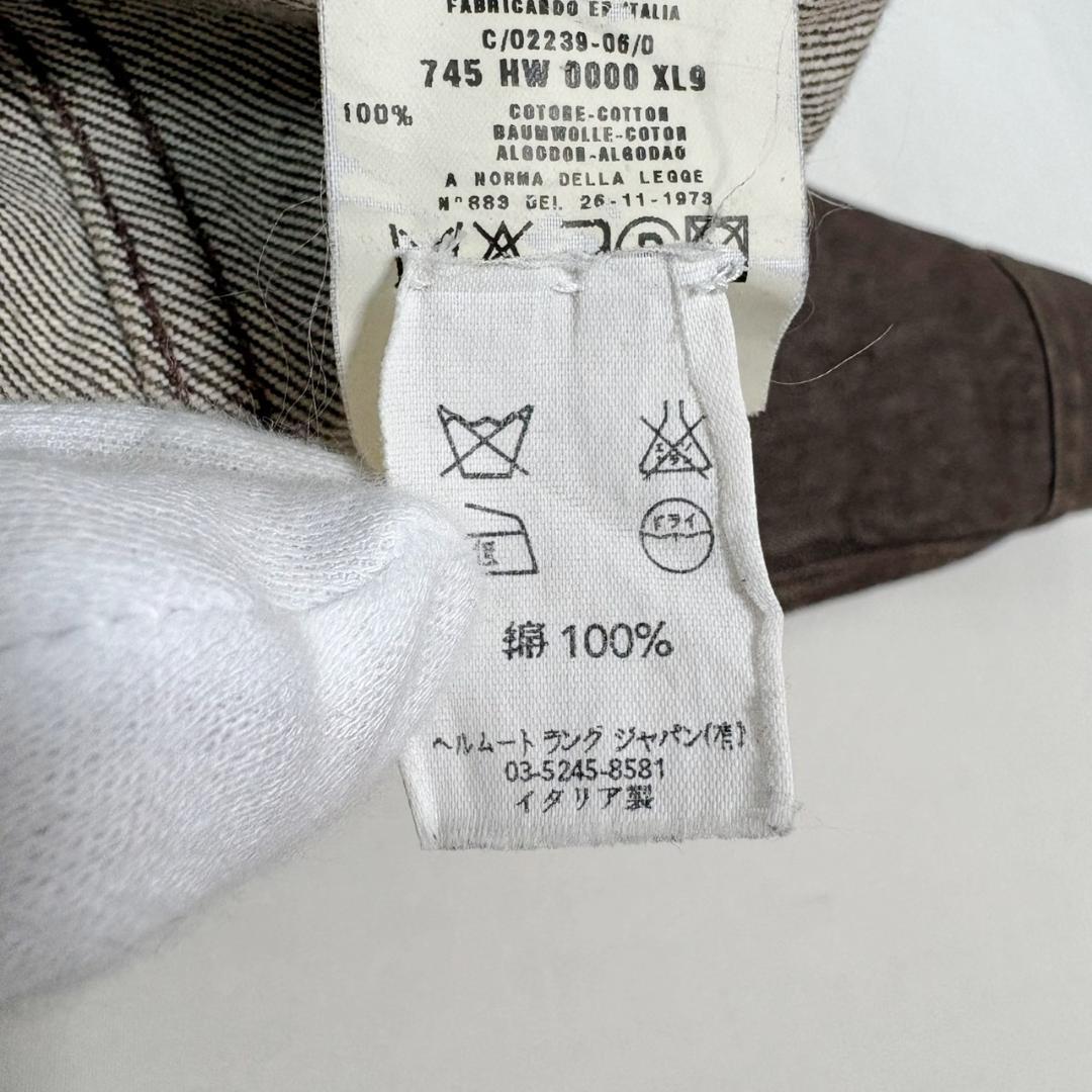 HELMUT LANG CLASSIC RAW DENIM ブラウン系 44