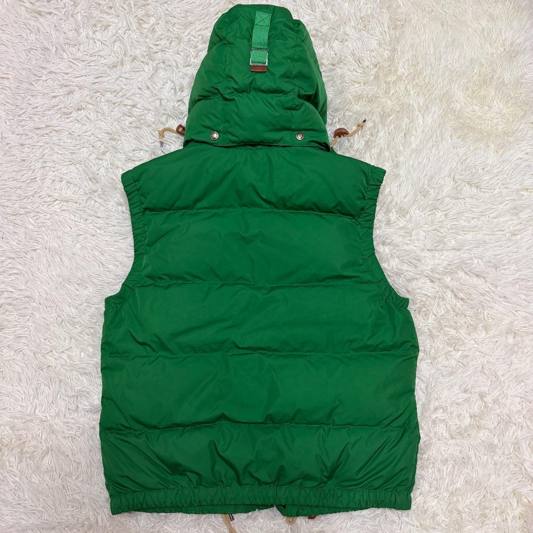POLO RALPH LAUREN ダウンベスト フード付き グリーン M
