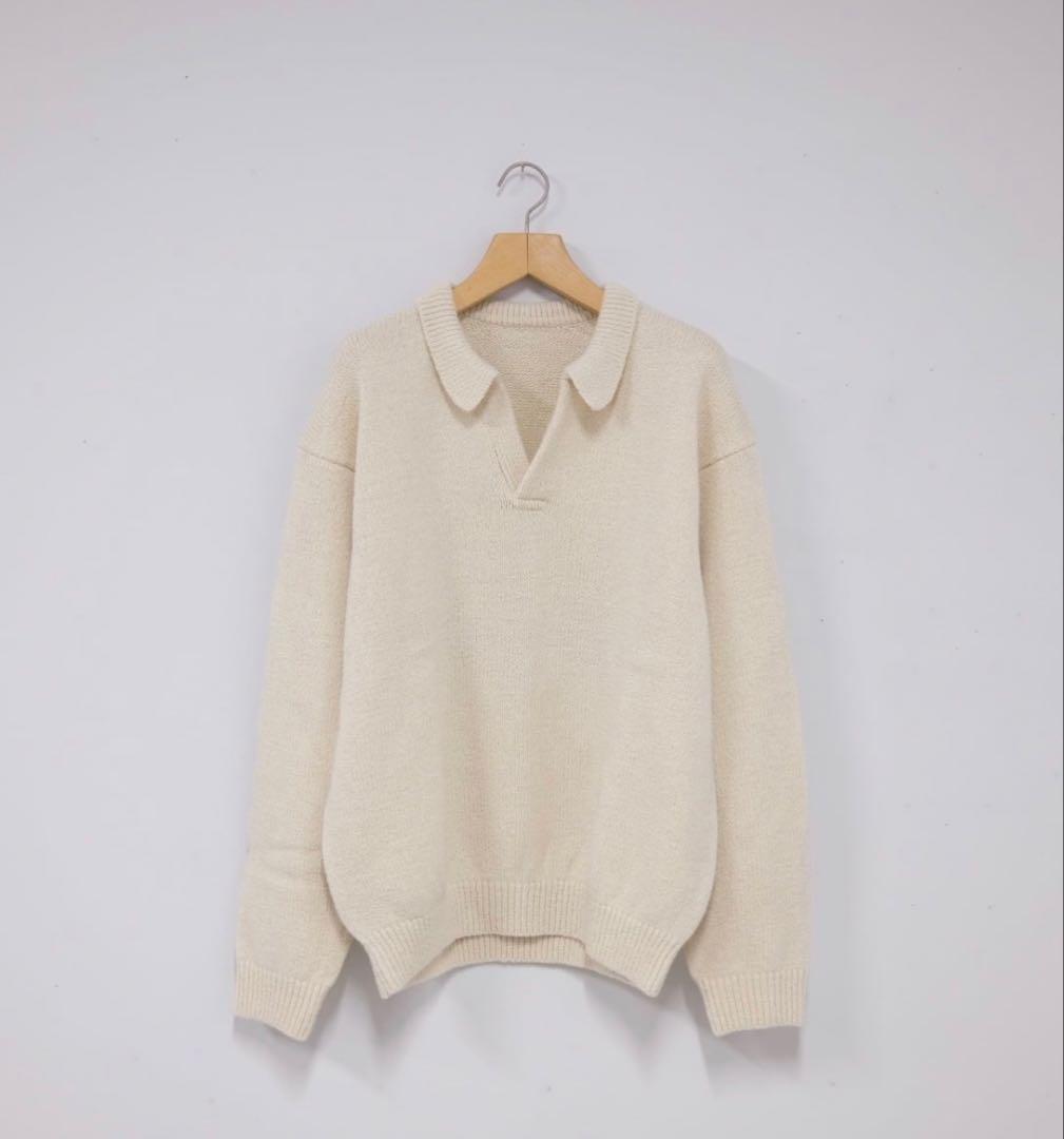 【crepuscule】M-G Skipper LS ニット