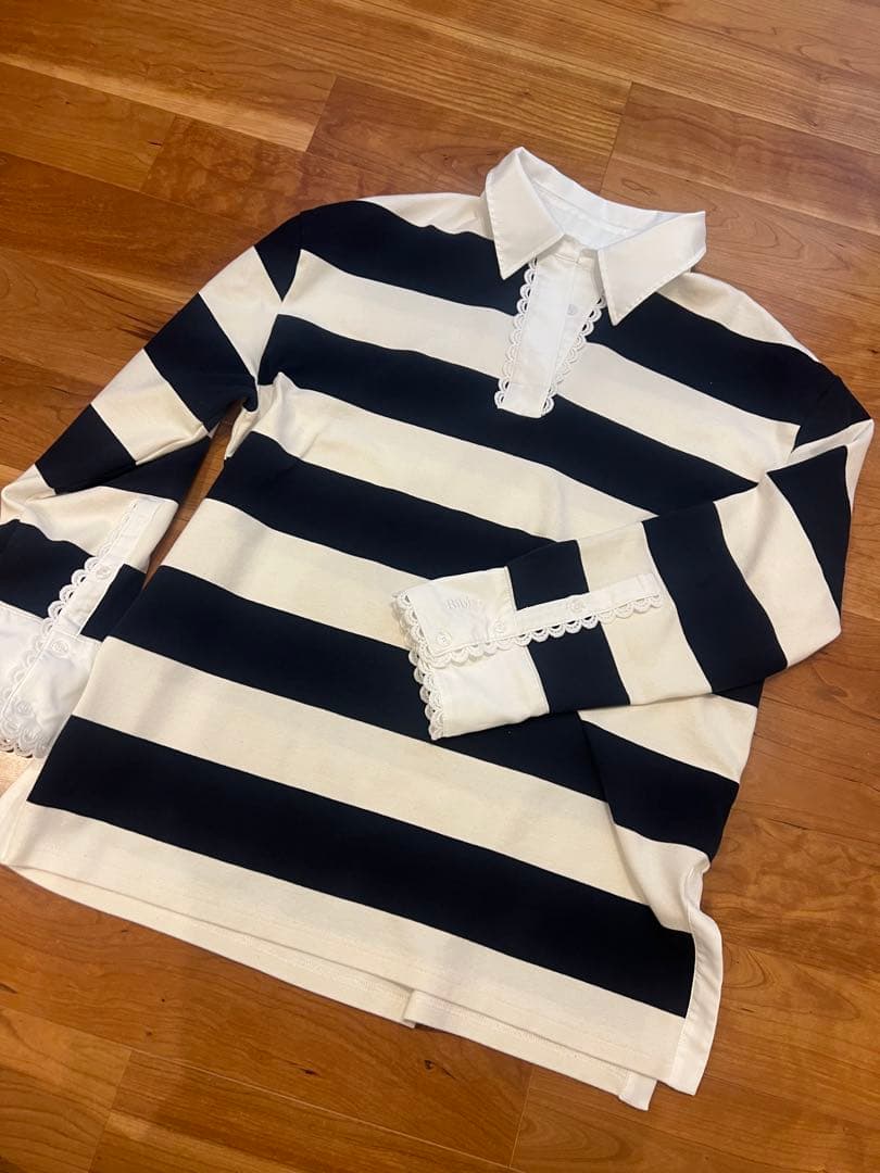 bibiy フランシーヌラグビートップス　美品