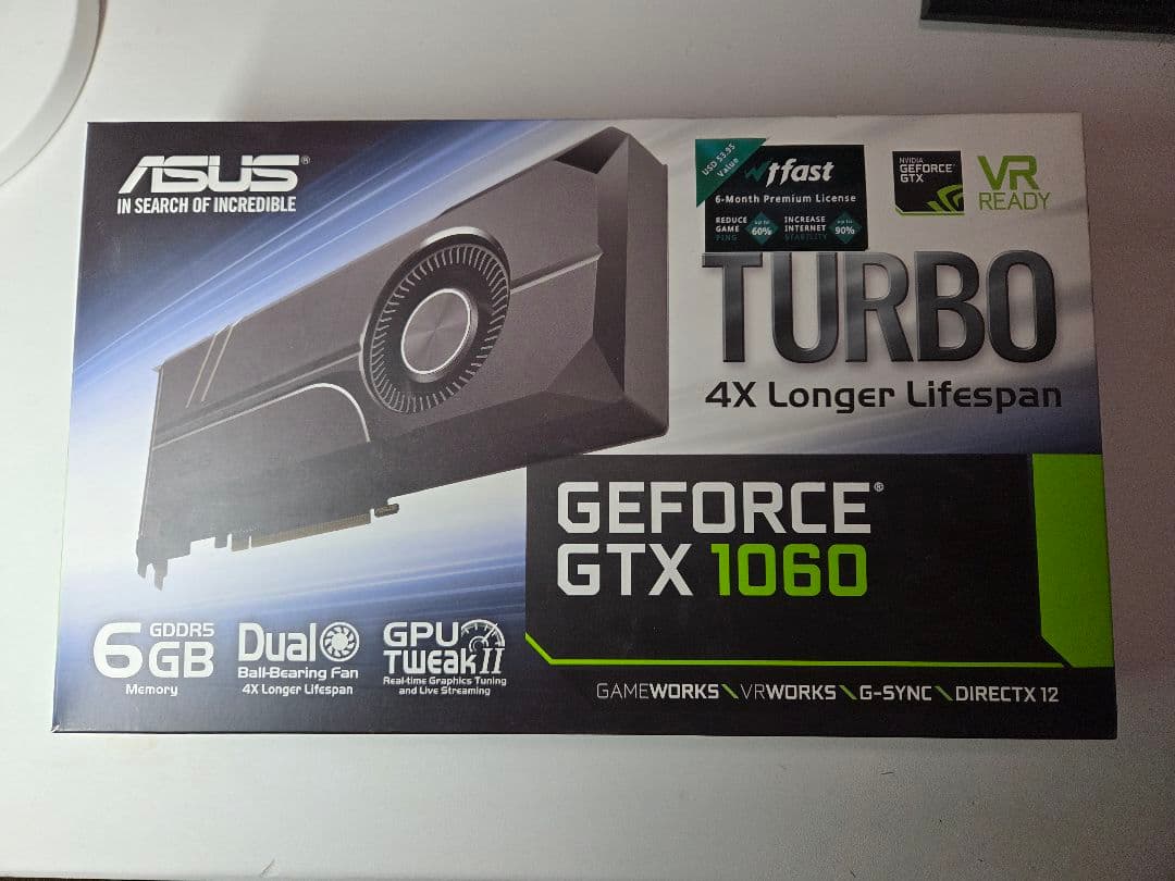 グラフィックボード・グラボ・ビデオカード ASUS GEFORCE GTX 1060 6GB