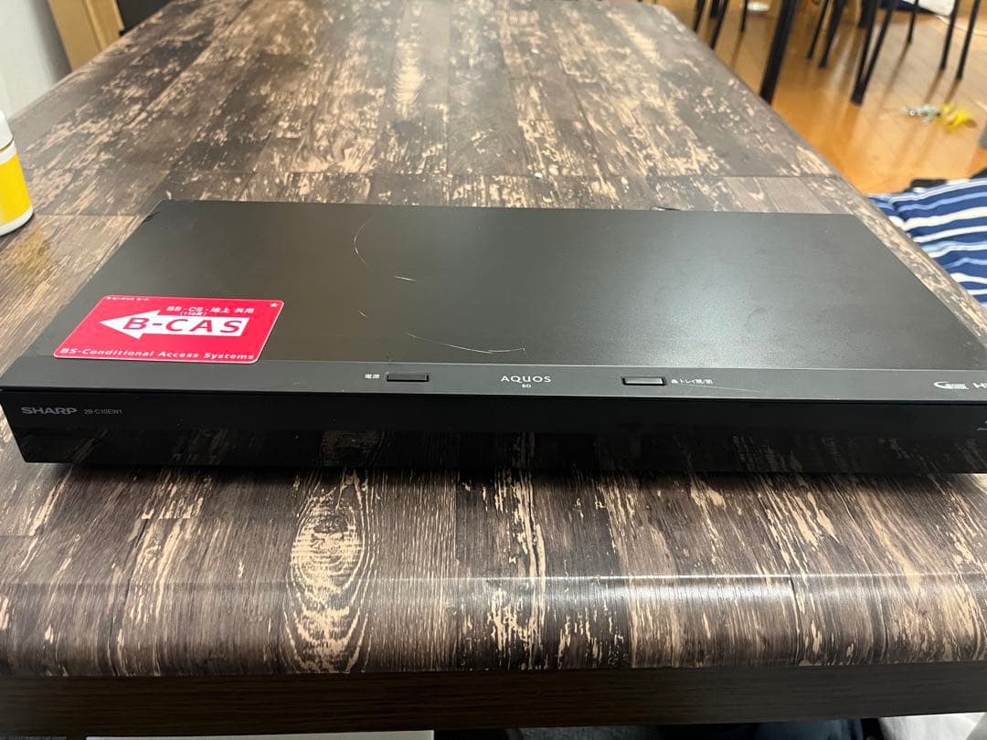 SHARP 2B-C10EW1 2022年製　ブルーレイレコーダー