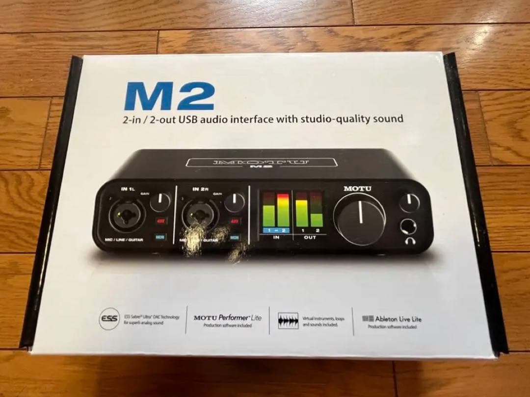 MOTU M2 オーディオインターフェイス 2-in/2-out