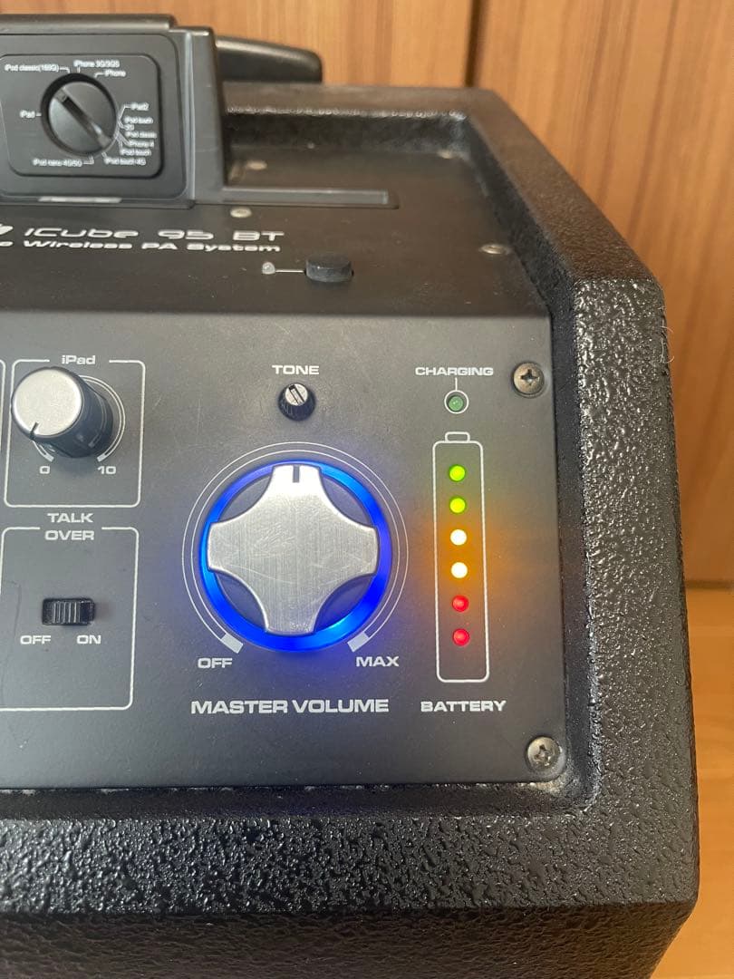 DJ-Tech iCube 95 路上Bluetoothスピーカー　マイク付き