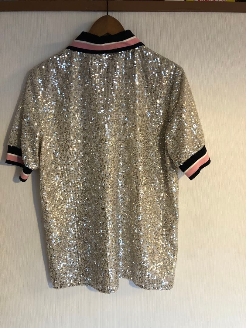 N21 スパンコールポロシャツ　ラコステ　カーディガン