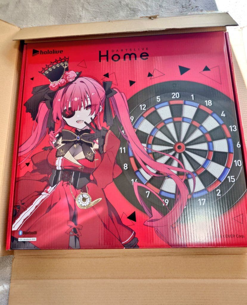 【ゆらと】DARTSLIVE ホロコラボダーツボード 宝鐘マリンver