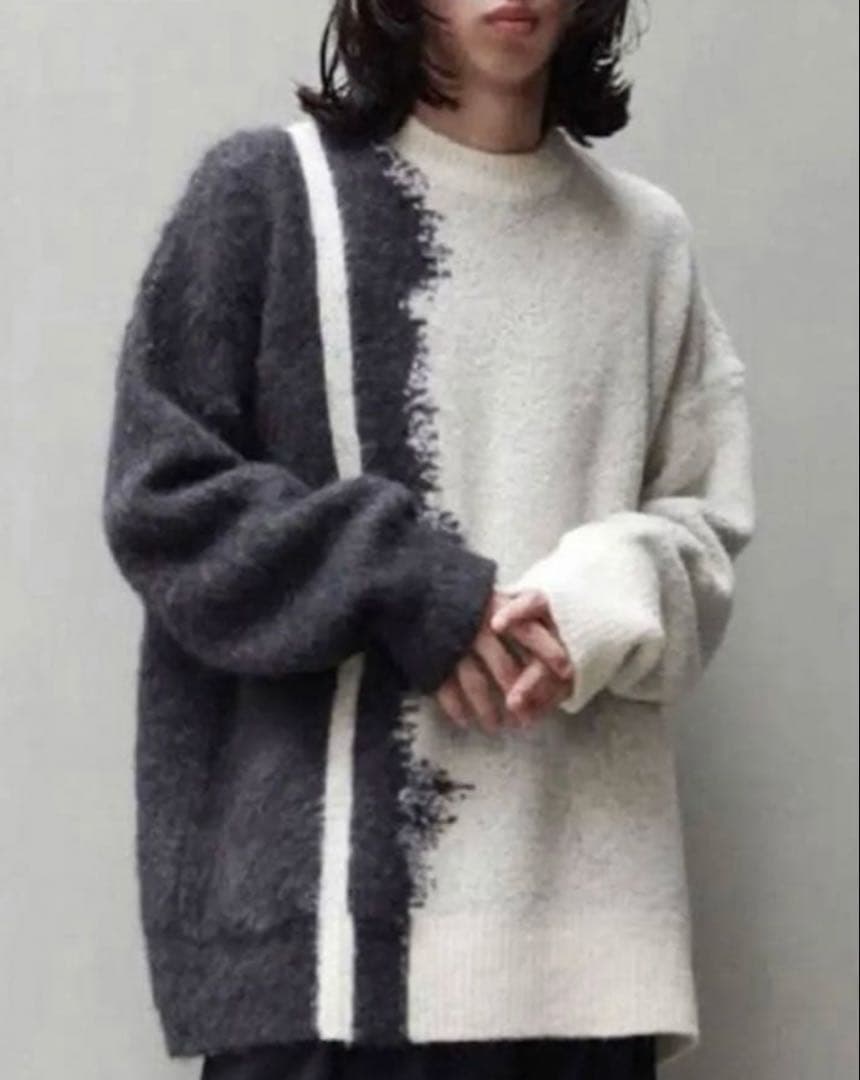 SHINYA KOZUKA LINE knit アルパカ混ニット