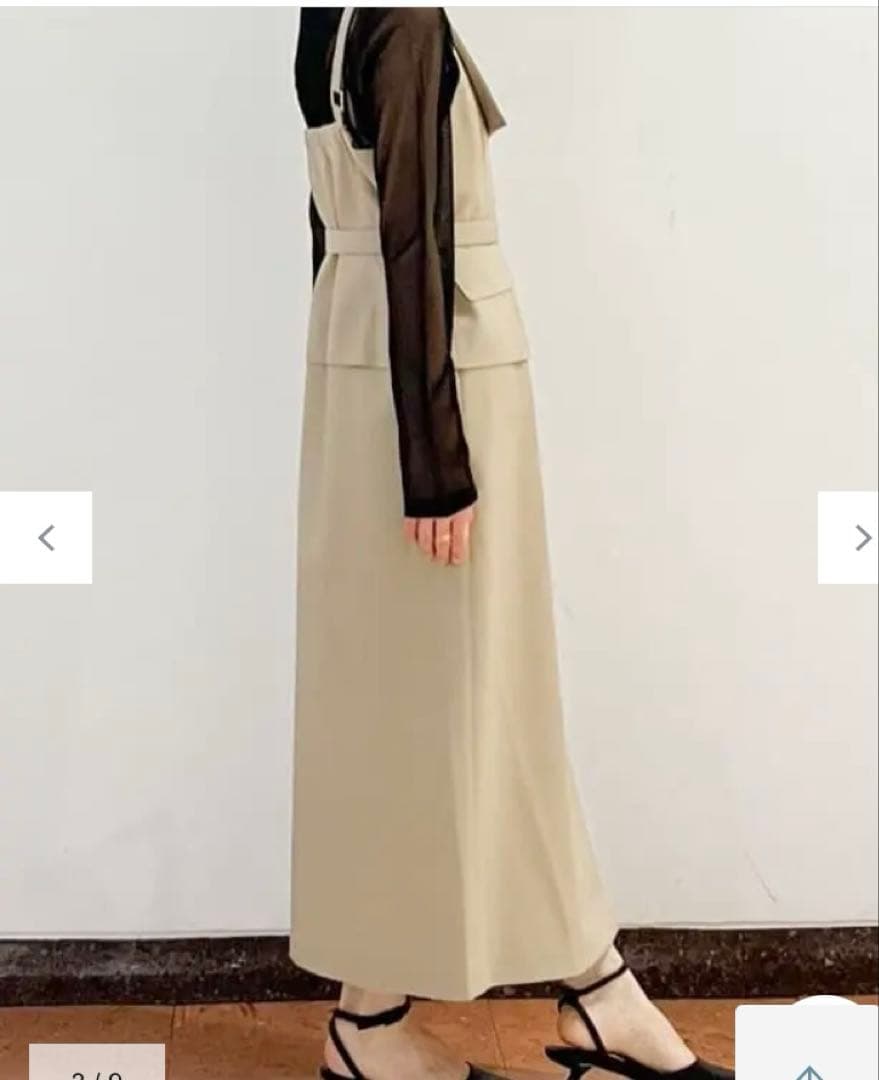 新品　グレースコンチネンタル　タイトテーラー　ジャンパースカート