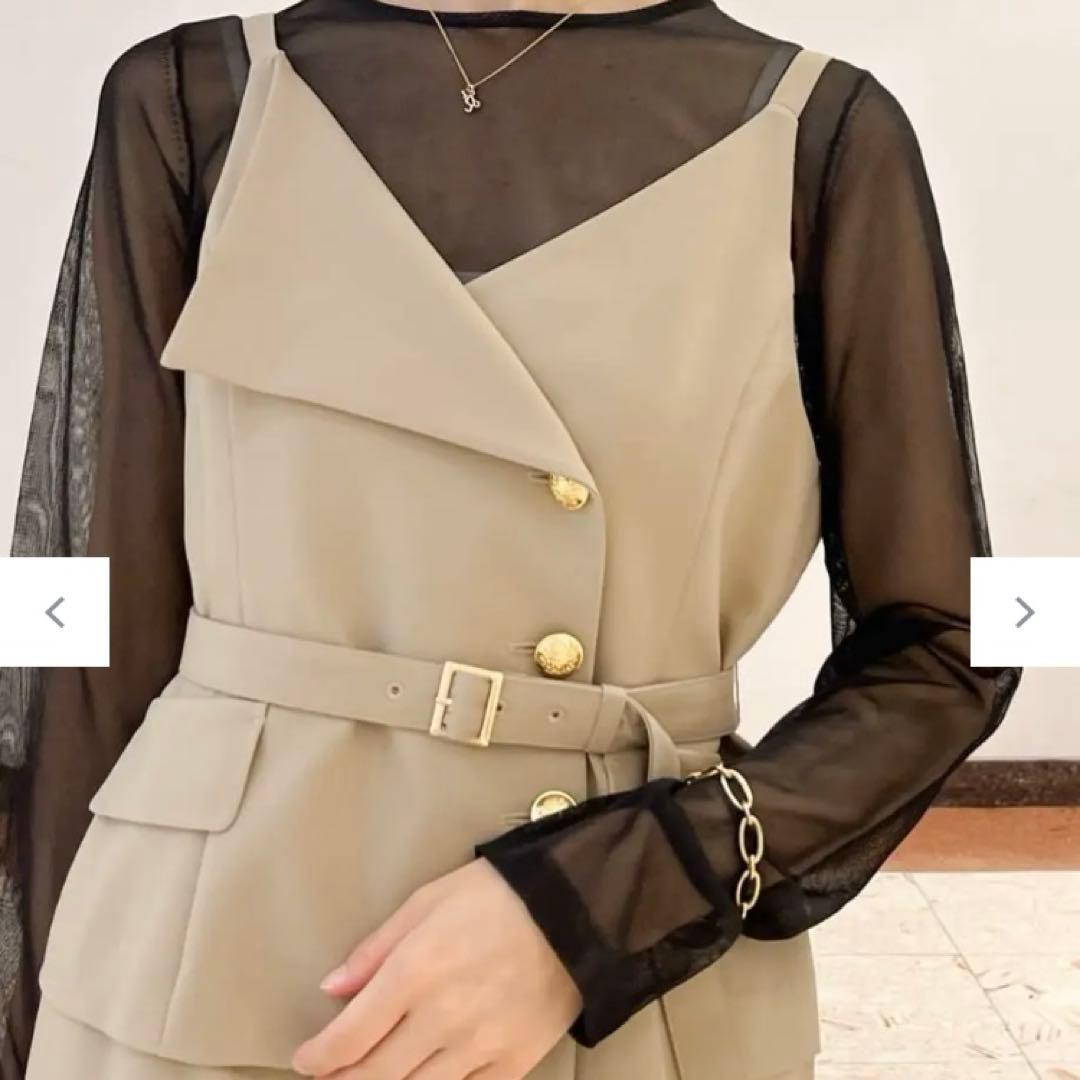 新品　グレースコンチネンタル　タイトテーラー　ジャンパースカート