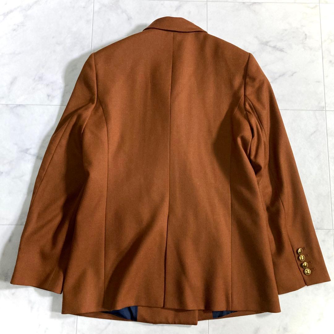 美品 アナイ 20AW ウールサキソニーダブルジャケット ブラウン 38