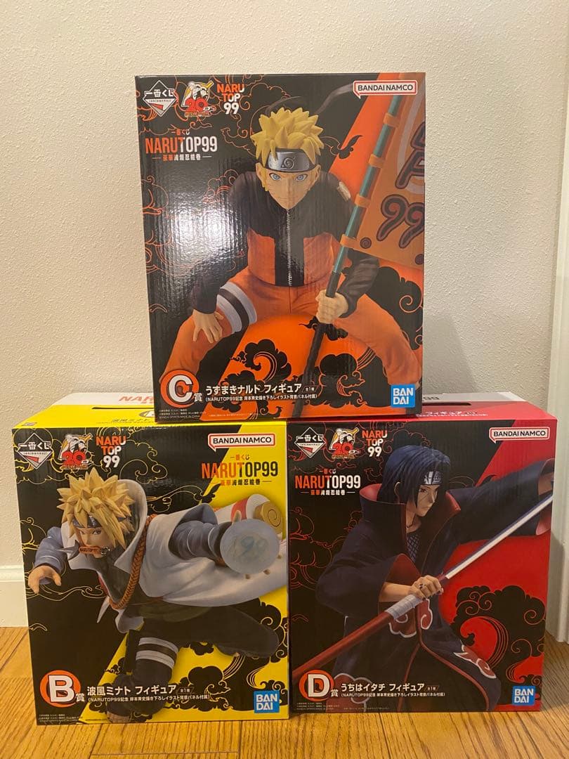 NARUTO 一番くじ　NARUTOP99 B.C.D賞　セット
