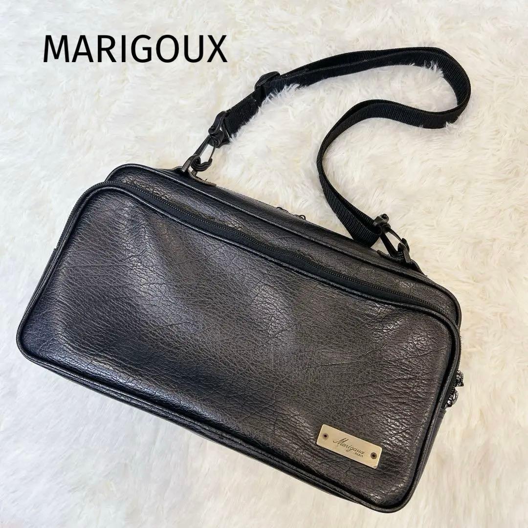 MARIGOUX マリゴ　オーボエ ケースカバー ショルダーバック レザー 黒