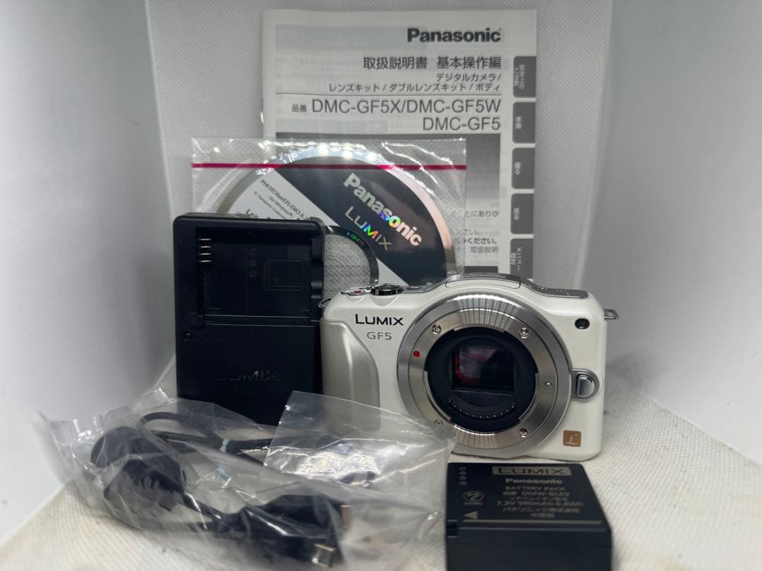 美品！Panasonic LUMIX DMC-GF5 ホワイト