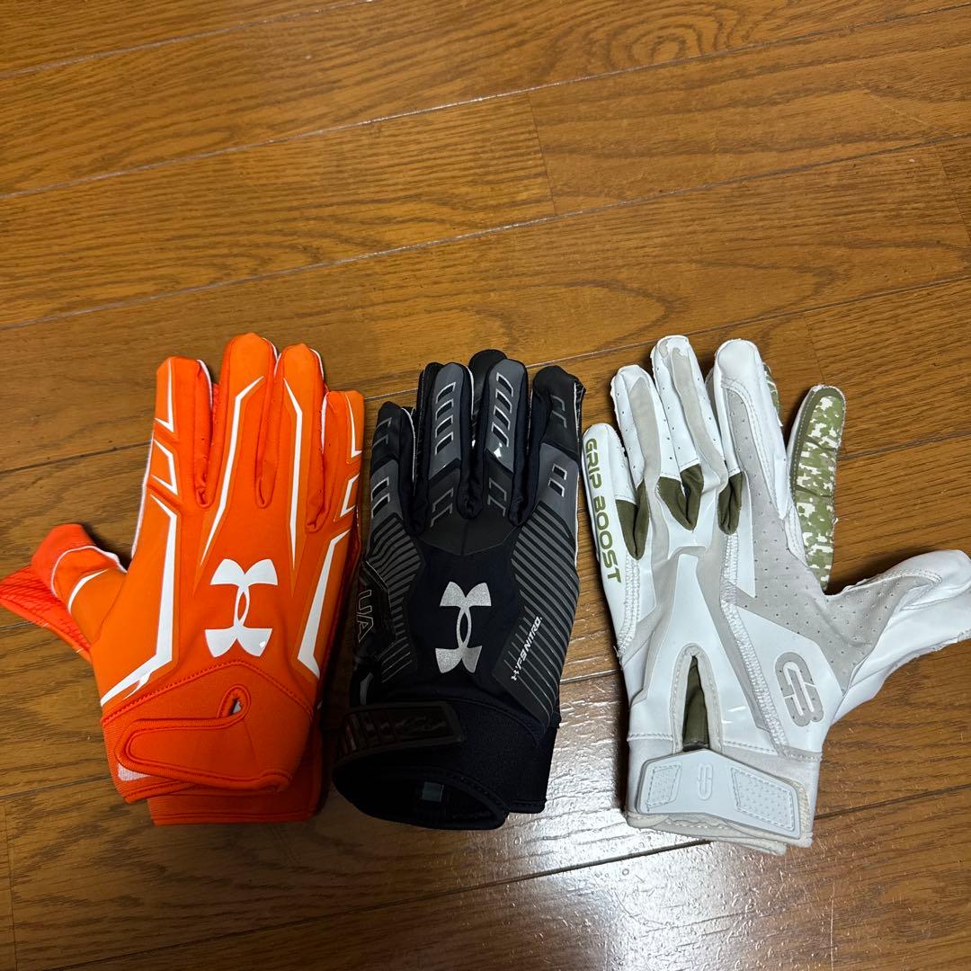 まっそーUnder Armour他グローブ3点セット