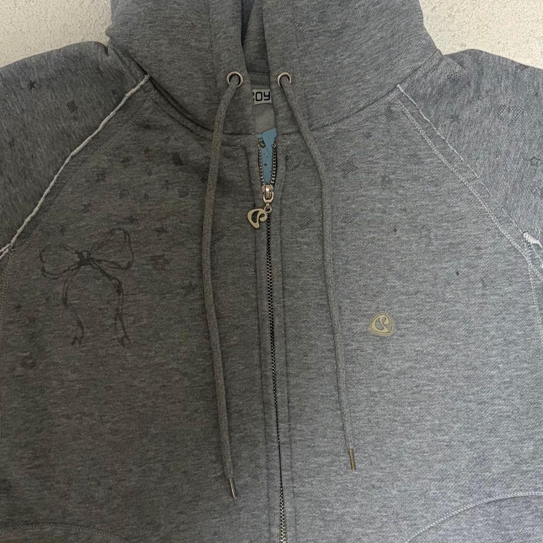 coyseio パーカー グレー
