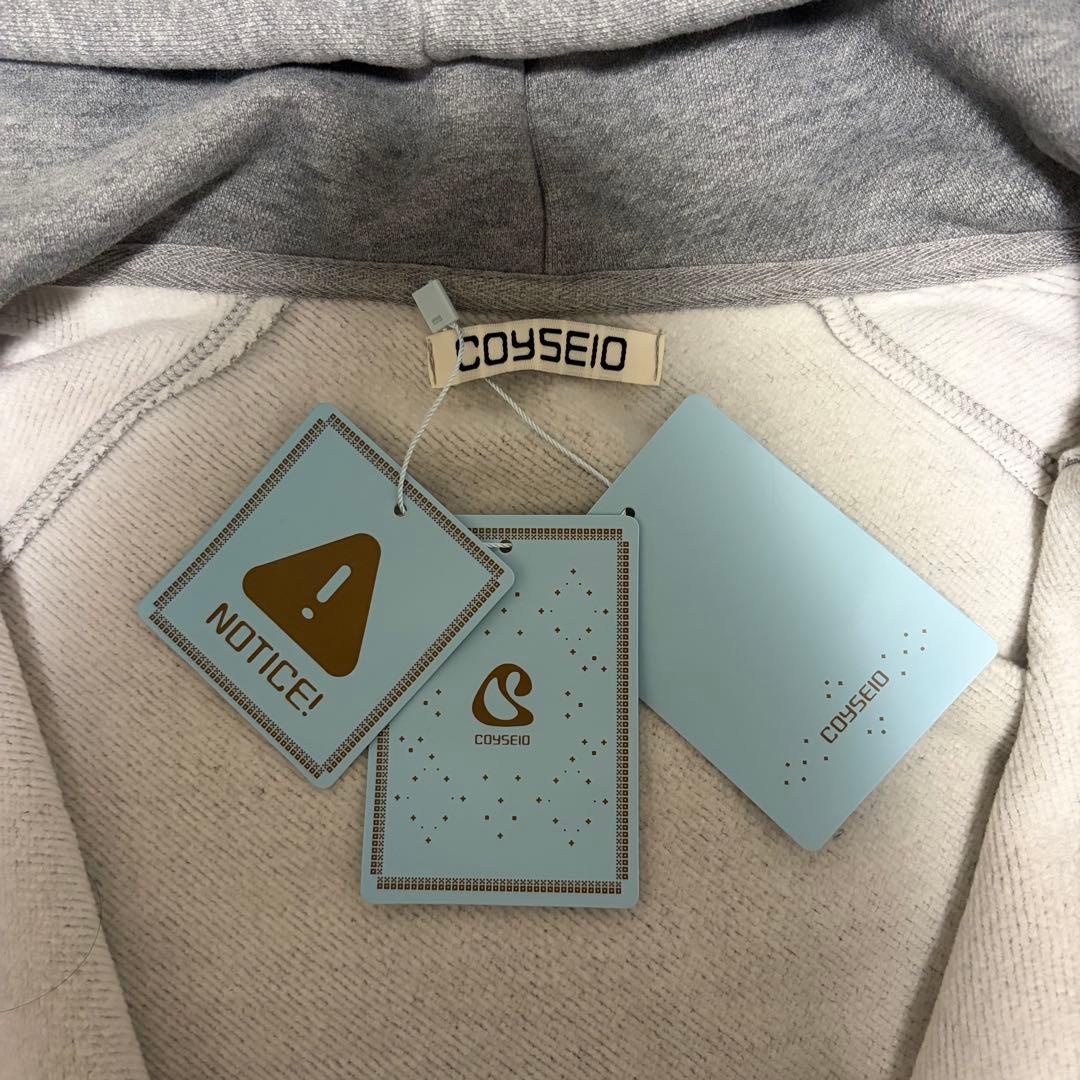 coyseio パーカー グレー