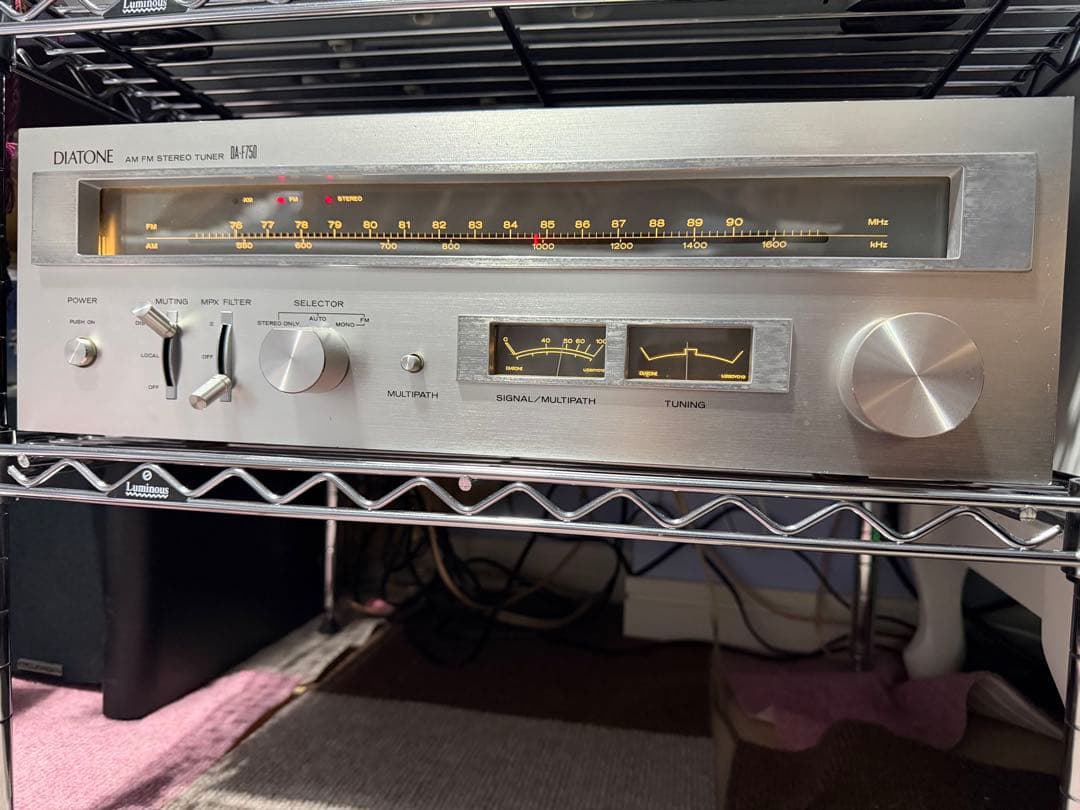 動作品　高級機　DIATONE DA-F750 チューナー