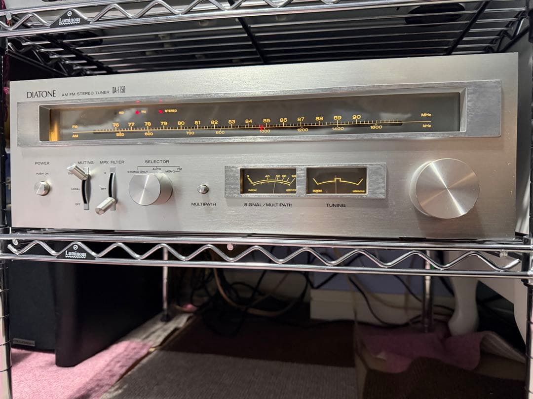 動作品　高級機　DIATONE DA-F750 チューナー