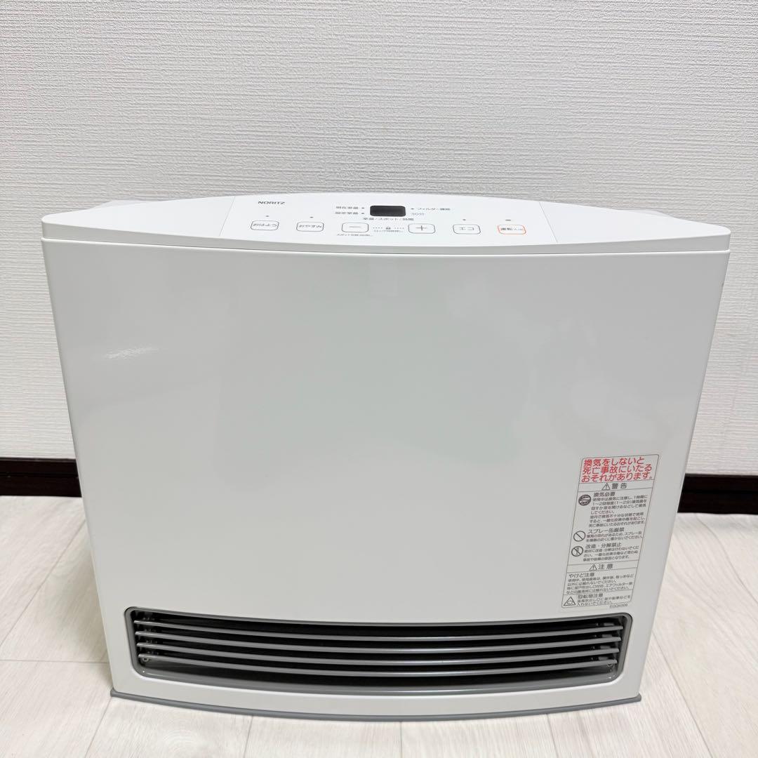ガスファンヒーター GFH-4005-WS ホワイトノーリツ中古使用頻度少