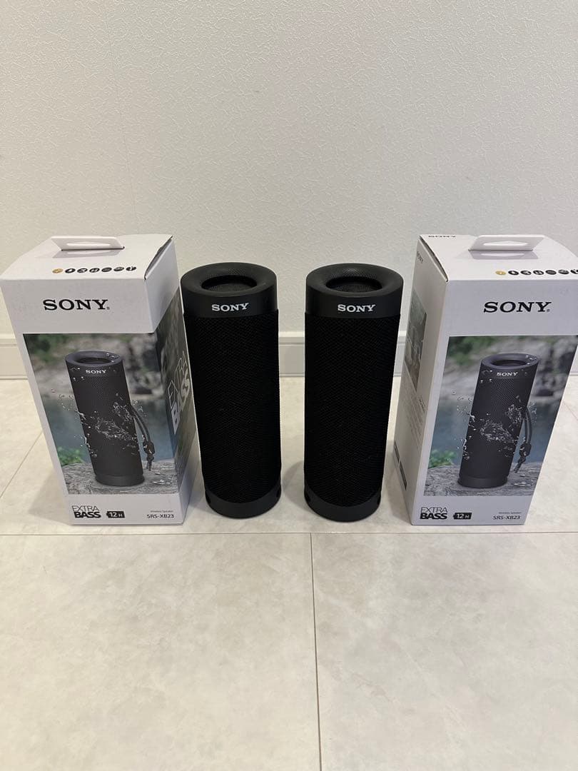 【美品】2台セット SONY ワイヤレススピーカー srs-xb23