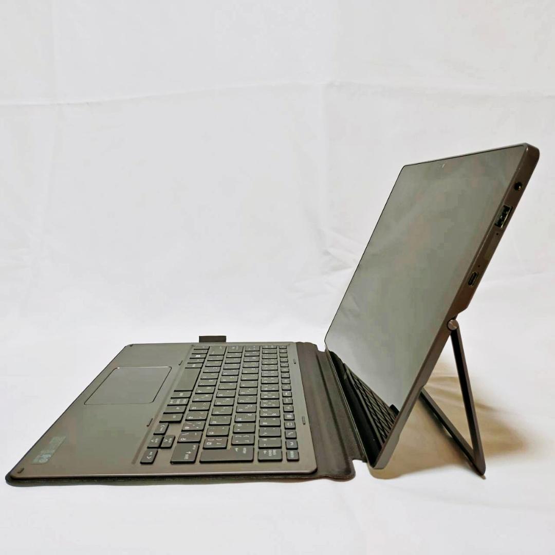 【美品】タブレット型で軽量✨キーボード付き✨HP設定済ノートパソコン