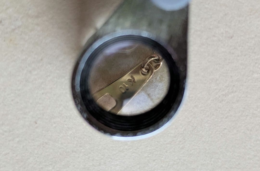 K10　ペンダントネックレス　40cmくらいだったと思います