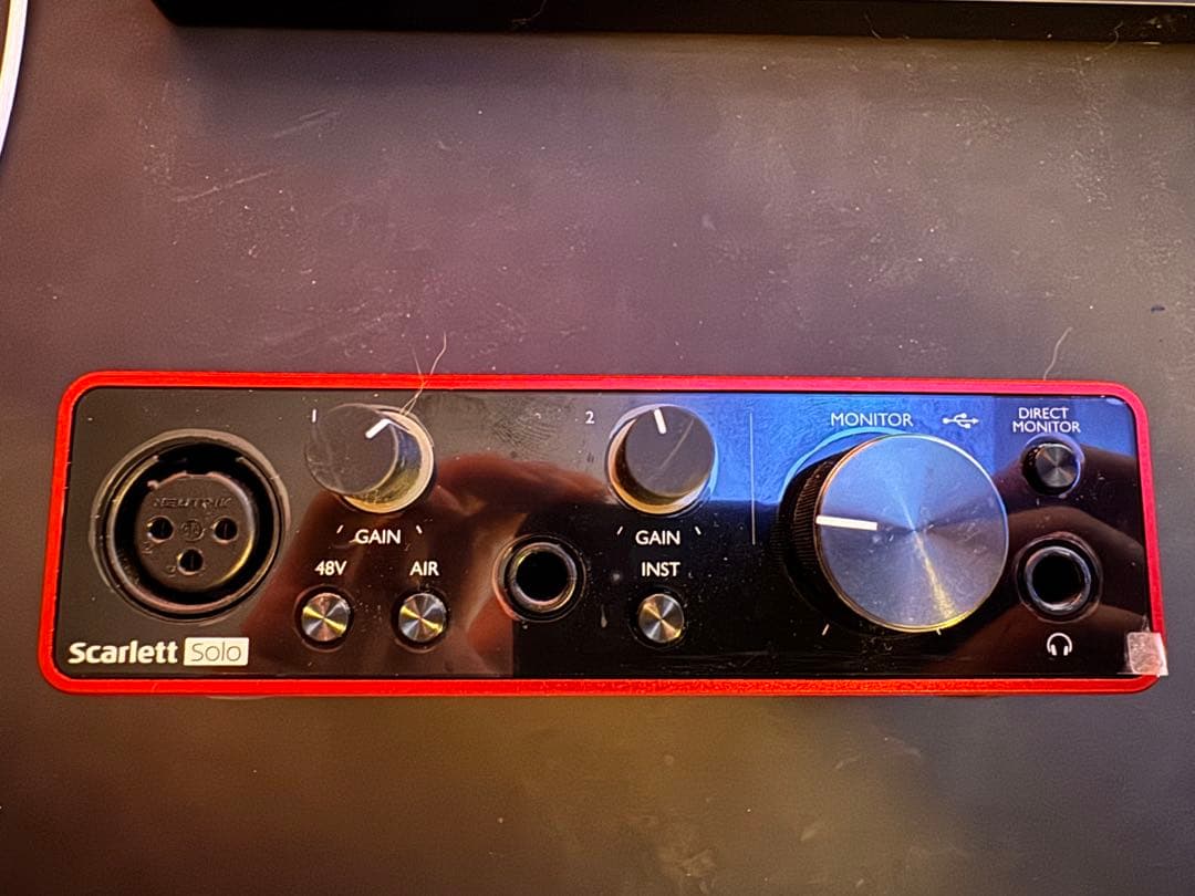 DTM・DAW Focusrite Scarlett Solo 3rd Gen
