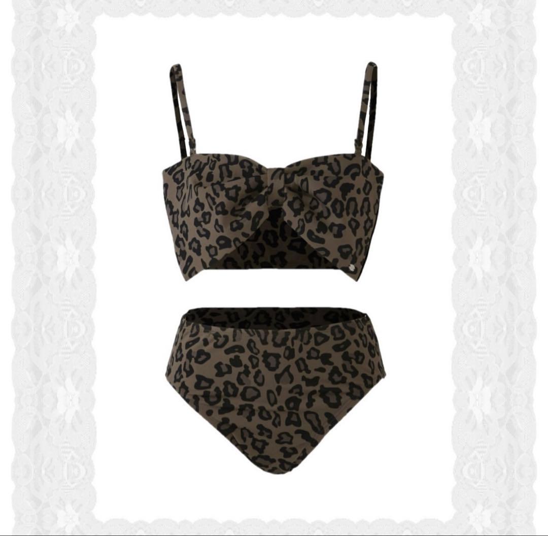 【JUDIN】ヒョウ柄セパレート水着