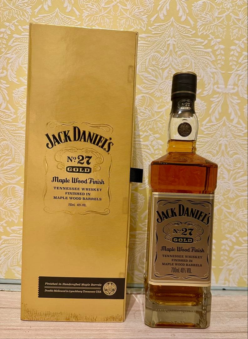 ジャックダニエルNo.27ゴールド 700ml 未開封　箱付き