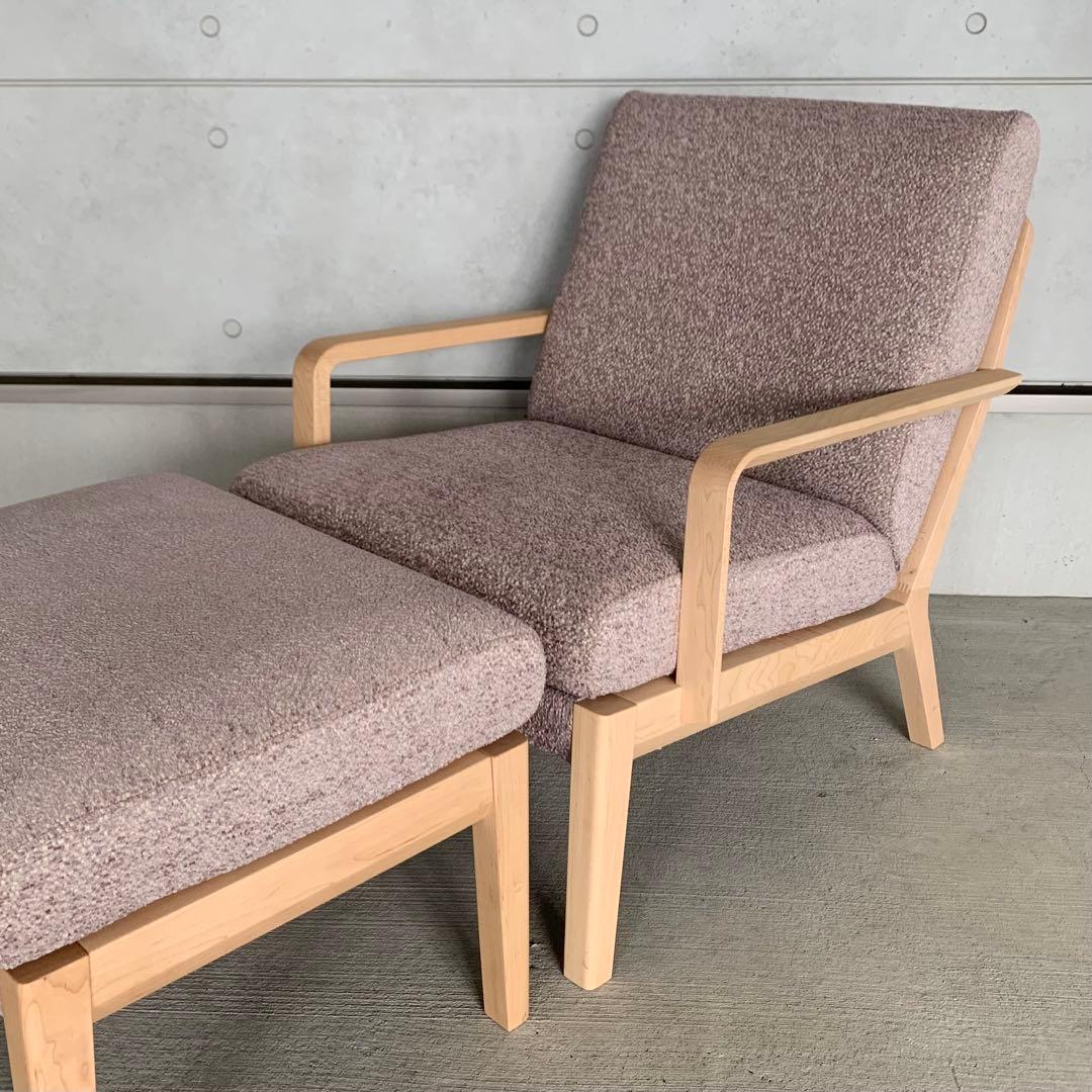 【極美品】karimoku カリモク WU45 1Pソファ ラウンジチェア