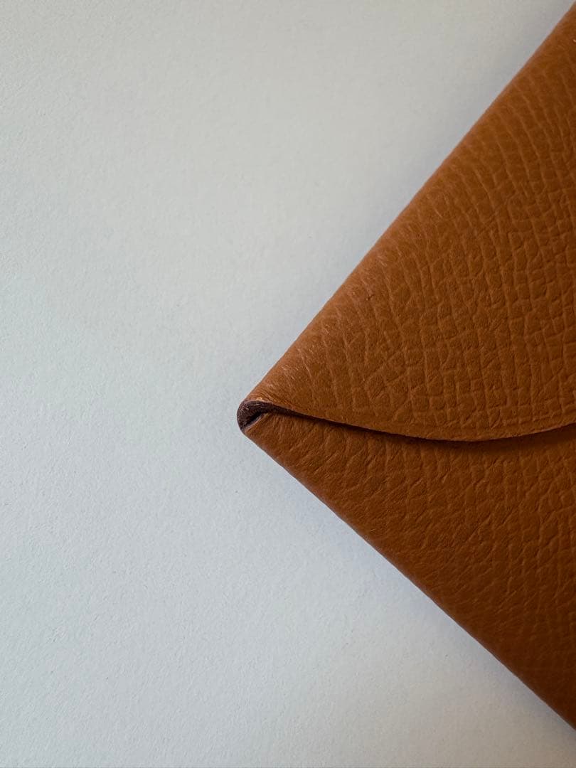 HERMES エルメス　カルヴィ エトゥープ カードケース　名刺入れ　パスケース